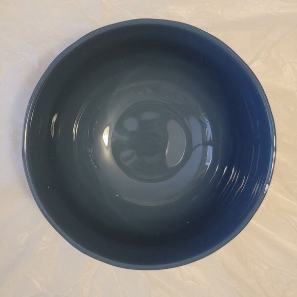 NEW Anthropologie Turkuaz Kitchen Posy Serving Bowl Iris Blue White Collection - Picture 5 of 9
